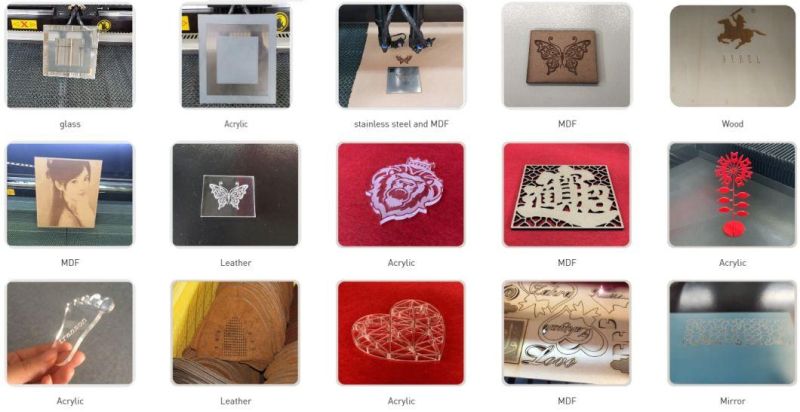 Acrylic Stainless Fiber Laser Marking CO2 Engraving Cutting Machine Multifunctional