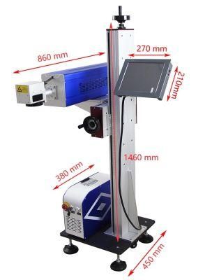 Wholesale Price Non-Metal Engraving 30W 50W CO2 Flying Online Conveyor Belt Laser Marking Machine