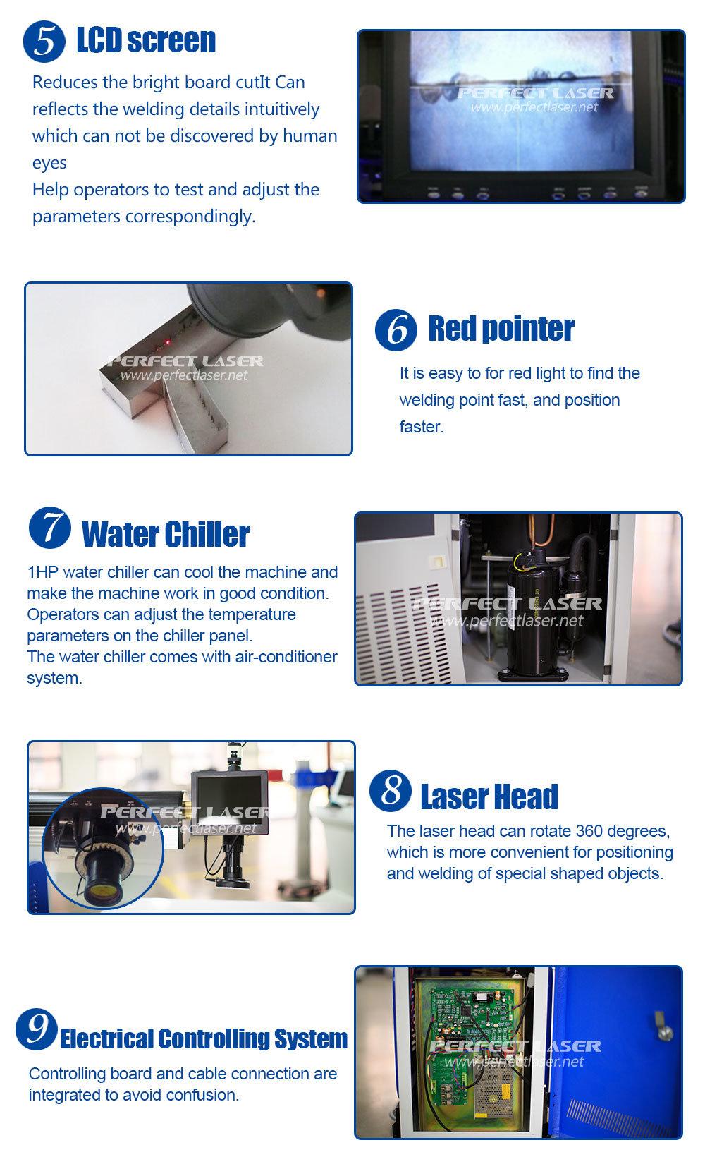 China Manufacture CNC Laser Beam Welding Machine for Advertising Stainless Steel LED Letters Welding
