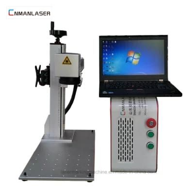 20W Portable PVC Wire Fiber Metal Laser Marking Printing Machine