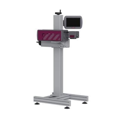 30W Industrial Fly Mode CO2 Laser Marking Machine for PVC Board Marking and Engraving