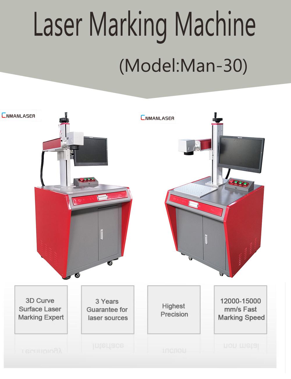 Ezcad Fiber Laser Marking Machine for Metal/ Watch/ Key/ Knife/ Pen