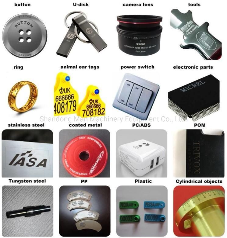 3D High Quality Fiber Laser Marking Machine for Metal