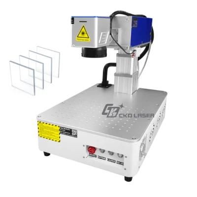 UV Laser Marking Machine for Acrylic Glass PCB Plastic Printing Smoothly No Smoke Smell