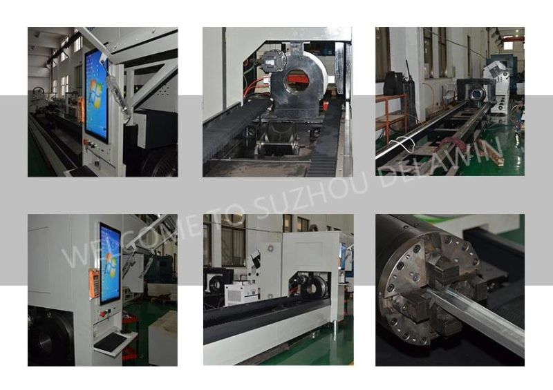 2 Chucks High Precision Metal Pipe/Tube Fiber Laser Cutting Machine