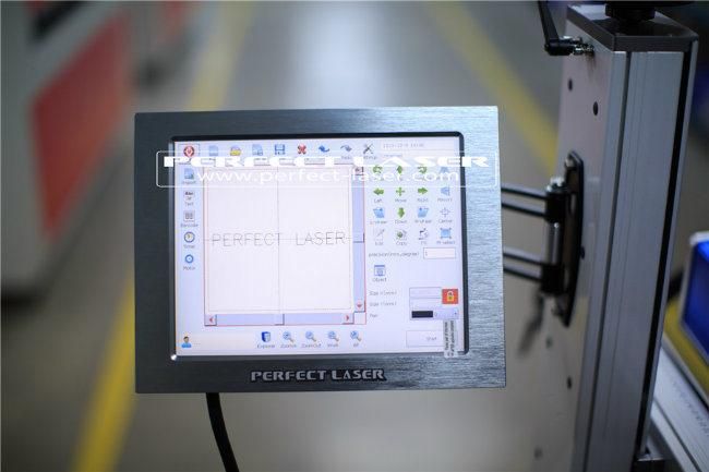 Flying Conveyor Belt Fiber Laser Marking Machine for Pet Bottle