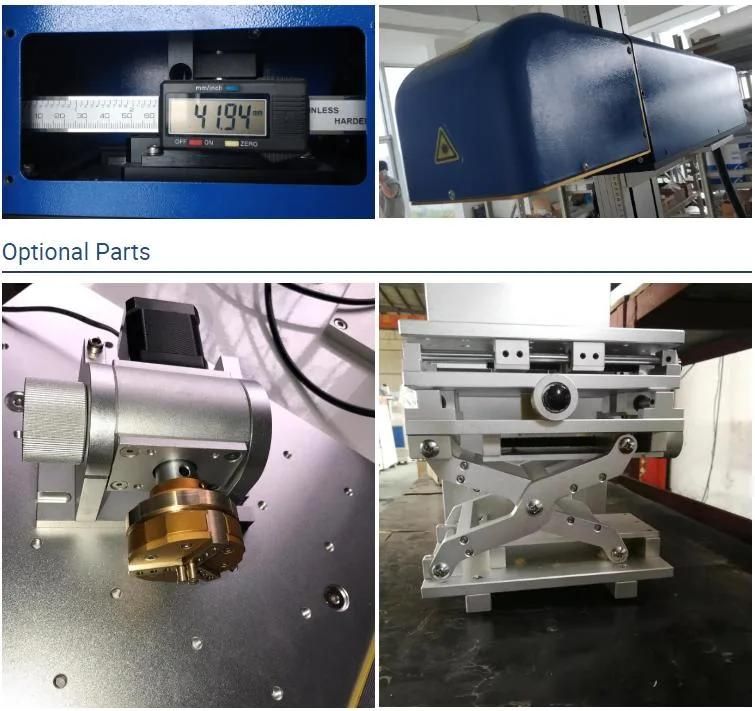 Dynamic Mold Coin 3D Metal Curved Circular 50W 100W Raycus Jpt Fiber Laser Marking Machine