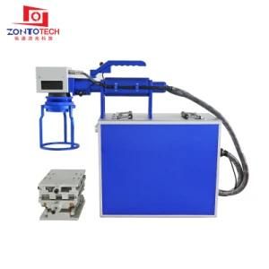 Economic Fiber Laser Marking Machine 20W 30W Auto Focus Portable Laser Marking Machines Metal Plastic Qr Code Barcode Laser Marker
