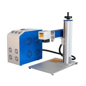 20W 30W 50W 100W Portable Fiber Laser Marking Engraving Machine Price for Metal 30W