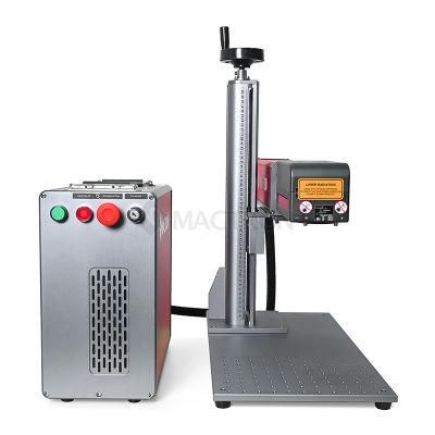 20W 30W 50W Portable Mini 3D Fiber Laser Metal Engraving Machine