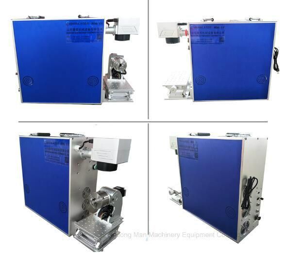 Handle Portable Fiber Laser Marking Machine for Camera Cardboard
