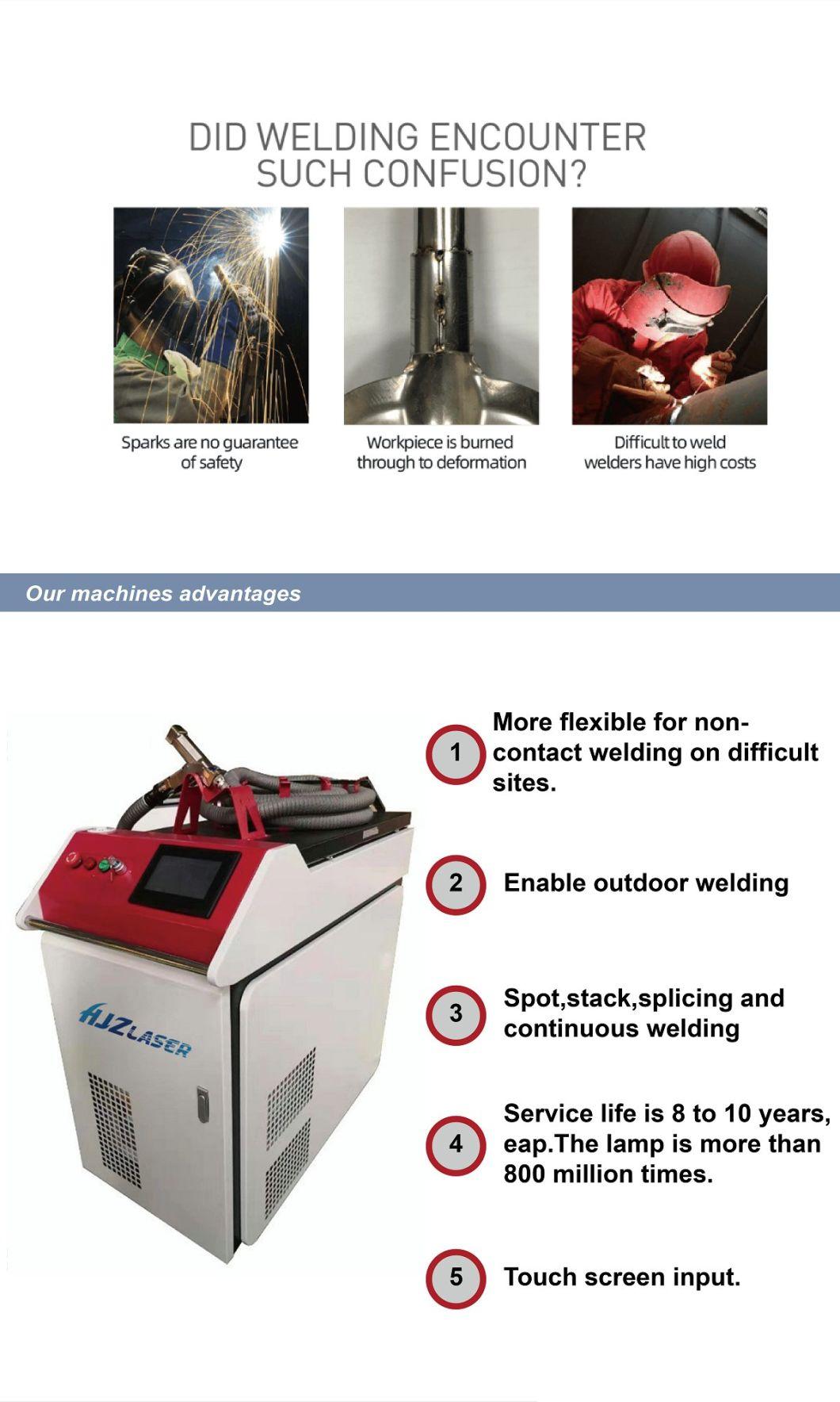 Hjz Laser Welding Machine Hwd-1500W with Auto Wire Feeder System