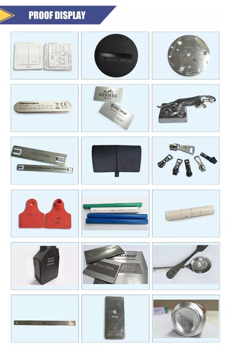 Easy Carry Fiber Laser Marking Machine with Marking Range Focus Lens