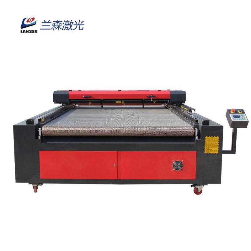 1600*3000mm Work Size Cloth Cutting Laser Machinery with Auto Feeder