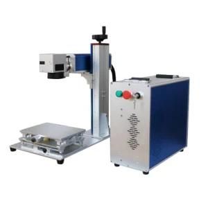 20W Fiber Laser Marking Machine for Auto Spare Parts Sign Marking
