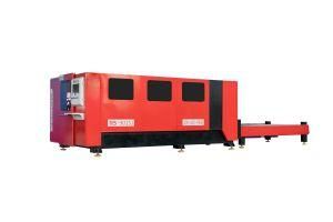 All Around Optical Fiber Laser Cutting Machine with Switching Platform with One Key Calibration and Automatic Edge Searching