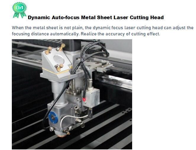 Ball Screw Transmission CO2 100W 300W 500W Laser Cutter for Wood Acrylic Steel Flc1530A