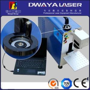 Dwy Plastic Buttons Optical Fiber Marking Machine 20 W