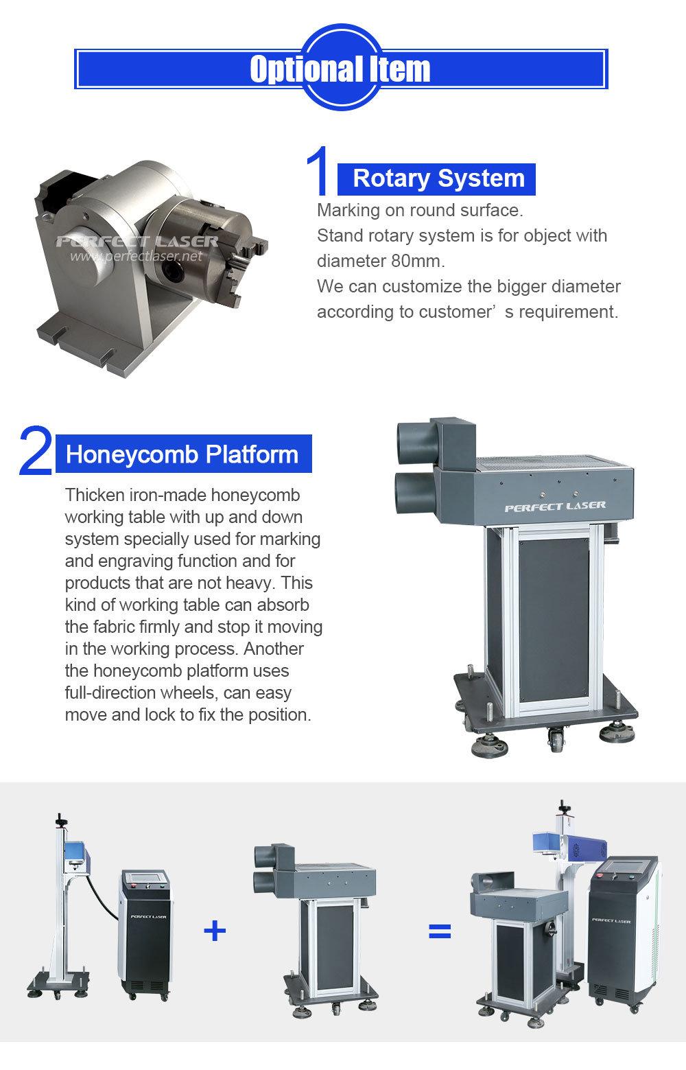 Online Flying CO2 Laser Marking Printing Machine for Non-Metal /Wood