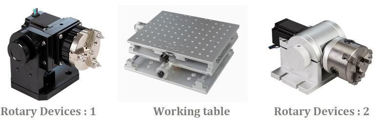 Photo Laser Printing Marking Machine 20W 30W on Brass Gold Silver
