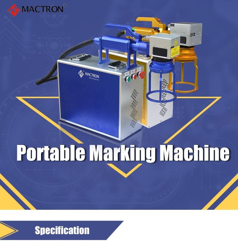 Easy Carry Fiber Laser Marking Machine with Marking Range Focus Lens