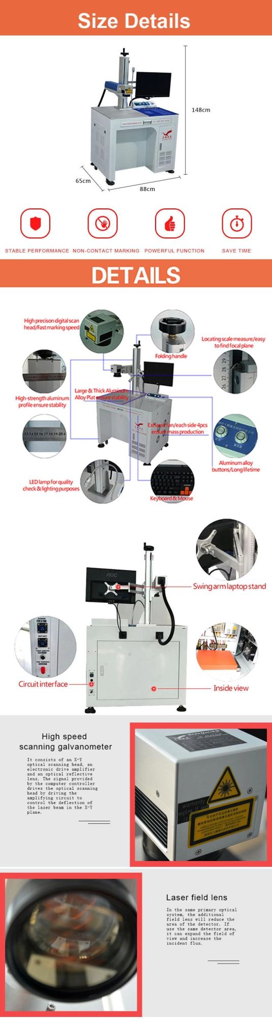 20W 30W Laser Engraving Machine Turkey