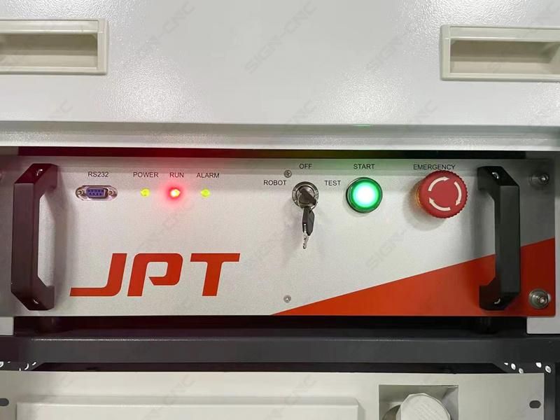 Sign CNC Laser Cleaning Equipment CNC Laser Rust Removal Machine