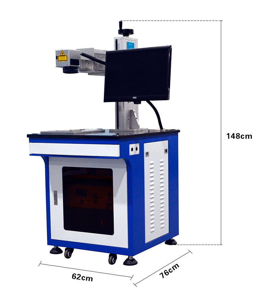 20W 30W End Pump Fiber Laser Marking Engraving Machine for Metal Nonmetal