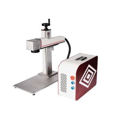 30W CNC Mini Portable Fiber Laser Marking Machine for Logo Printing