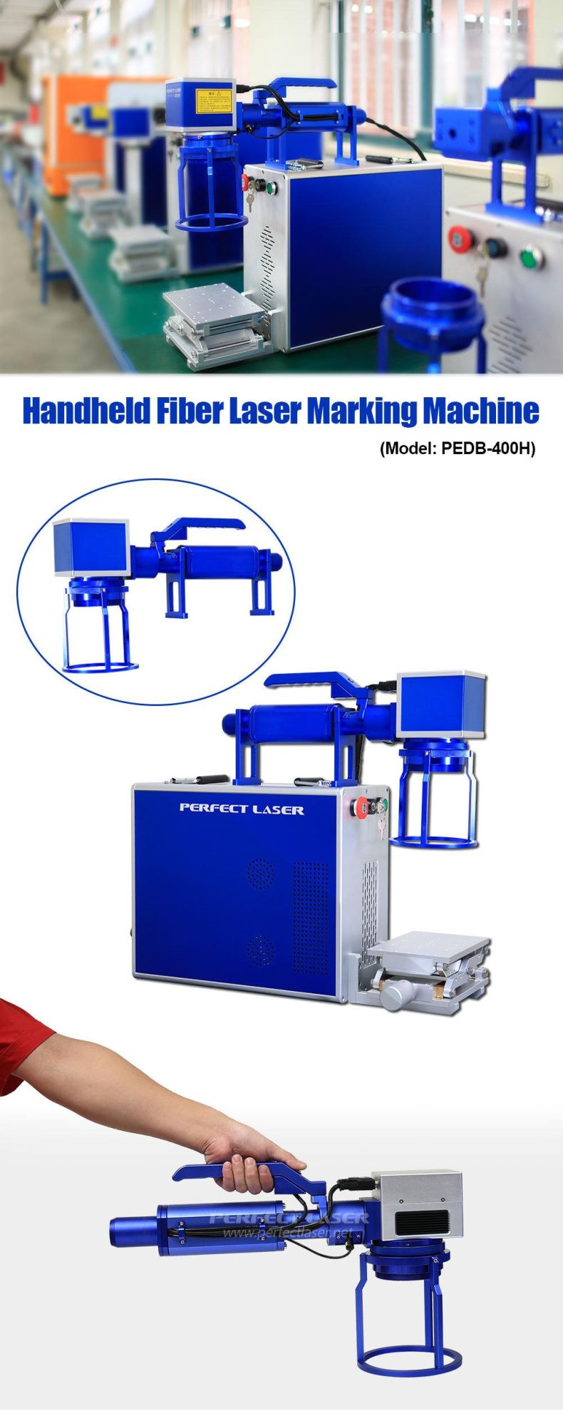 Best Price 20W 30W 50W Handheld Mini Portable/Table Type 3D Metal Fiber Laser Marking Machine