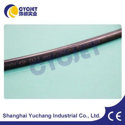 Cycjet Coding Laser Marking Machine on Cable Tube