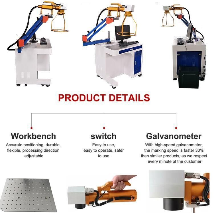 Key Chain Silver Rings Laser Marking Machine Price 20W with Manufacturer