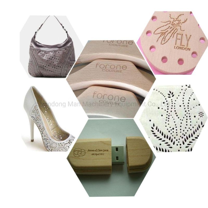 20W/ 30W/50W CO2 Fiber Laser Marking Machine for Leather Clothing