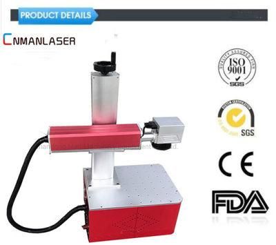 50W Mopa Fiber Color Laser Marking Etching Machine for Sale