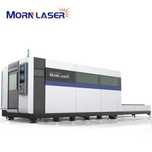All Cover &amp; Shuttle Table Aluminum Metal Sheet Cutting Ipg Raycus CNC Fiber Laser Machine 1530 2040 2560