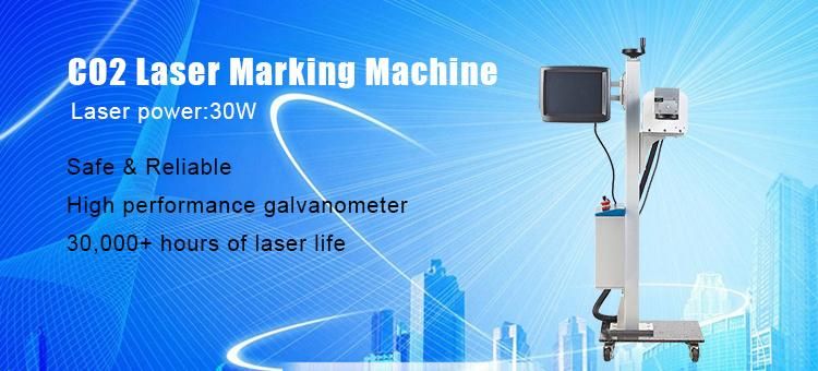 30W/50W High Speed Marking Machine Bottle Cap Printer
