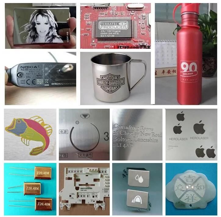 20W Closed Type Mini Laser Marking Machine with Max Sources