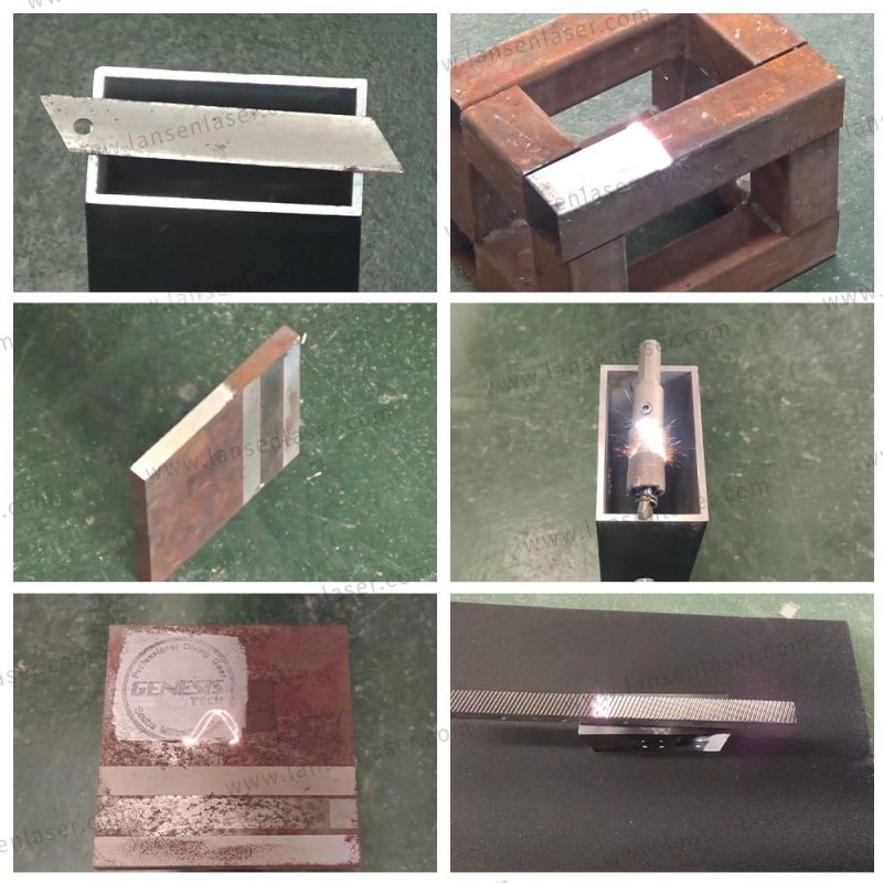 50W 100W 1000W Metal Paint Oil Fiber Laser Rust Cleaner
