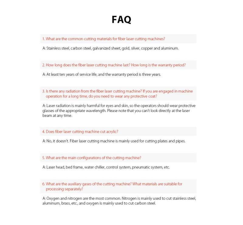 2021 0.4-20mm Multiple Sheet Plate Metal High Precision Laser Cutting Machine for Stainless Steel Carbon Steel Factory Direct 1000W-4000W