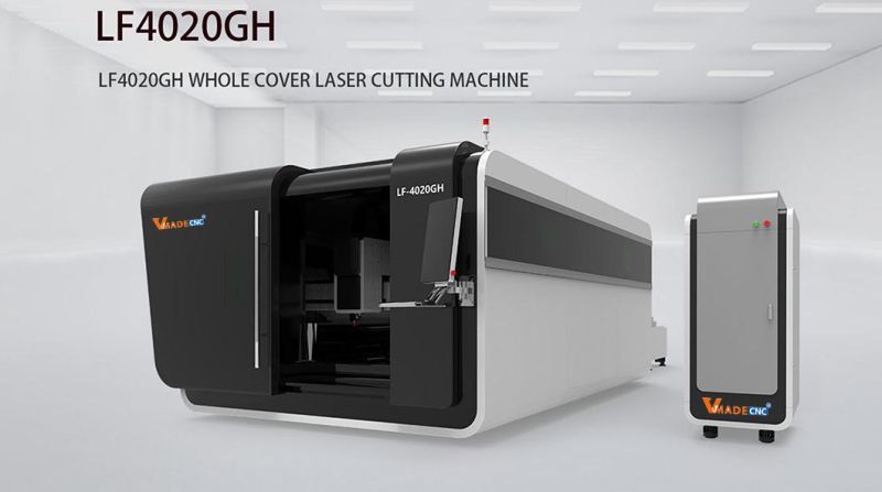 Double Table Fiber Laser Large Size High Power 8kw 12kw 20kw Enclosed Cover Ipg Laser Cutting Machine
