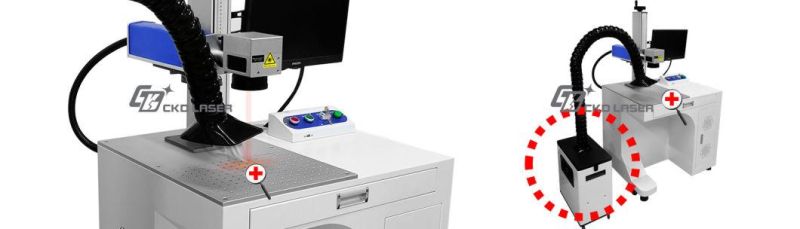 Fiber/UV/CO2 Laser Vision Location Marking System for Irregular Material Quickly Automatically