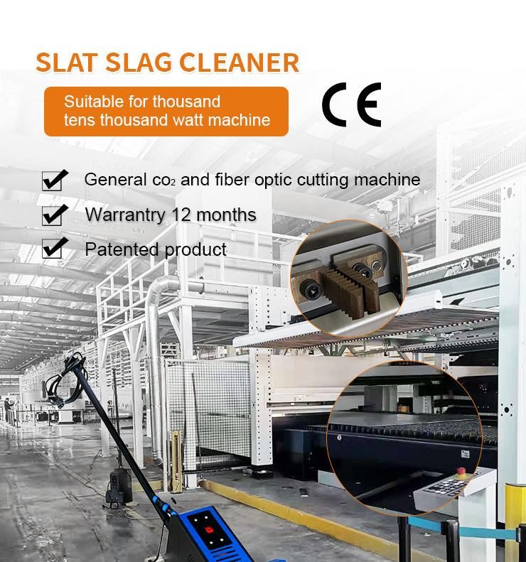 Convincing Cleaning Power Laser Cutting Table Slat Slag Cleaner