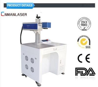 50W CO2 Metal Tube Fiber Laser Engraving/Marking Machine for Plastic/Electronic Components/Clothing/Leather/Shoes/ Non-Metal
