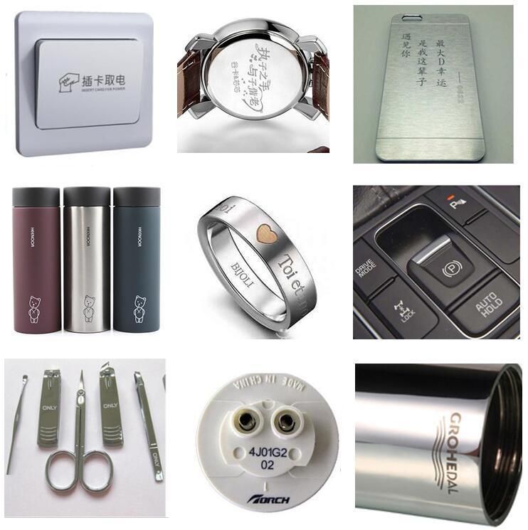 Air Cooling 20W 30W Portable Laser Marking Machine with Computer