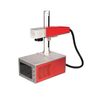 High Speed Fly Metal Laser Marking Machine 30W Fiber