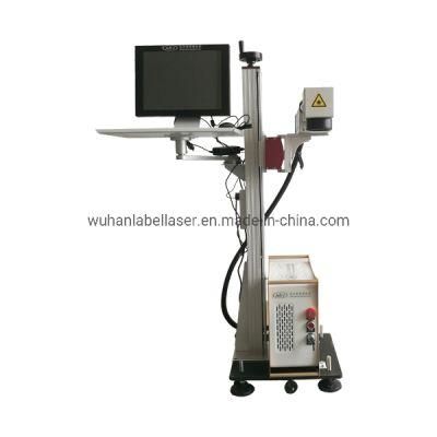 High Speed 20W Flying Fiber Laser Printer Code Marker/Date Marker