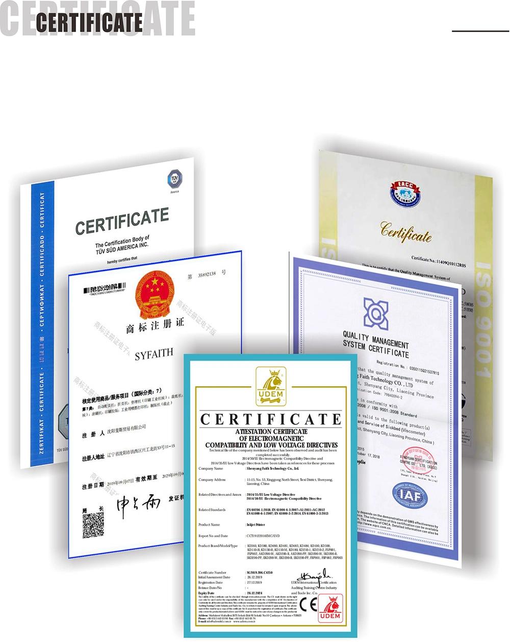 Faith Fiber Laser Printer for Aluminium Stainless Steel