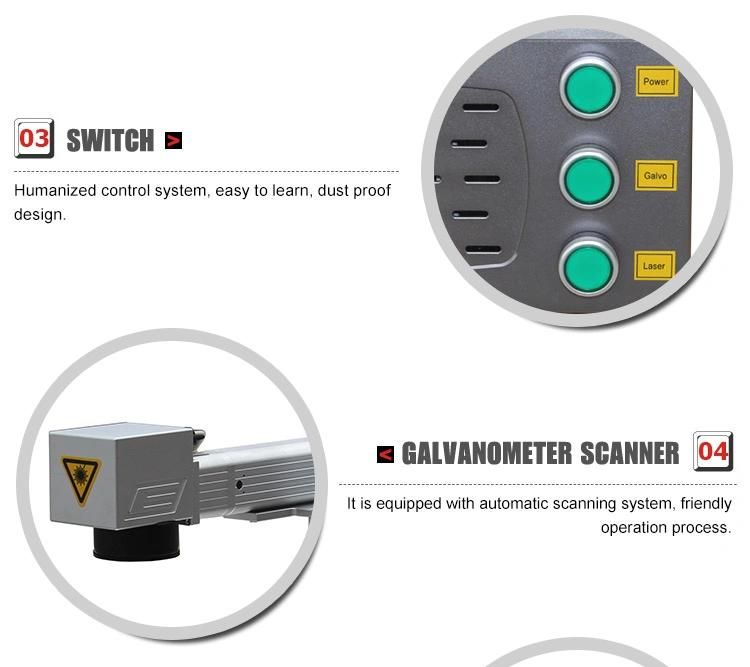 Super Fiber Mini Laser Marking Engraving Machine All in One