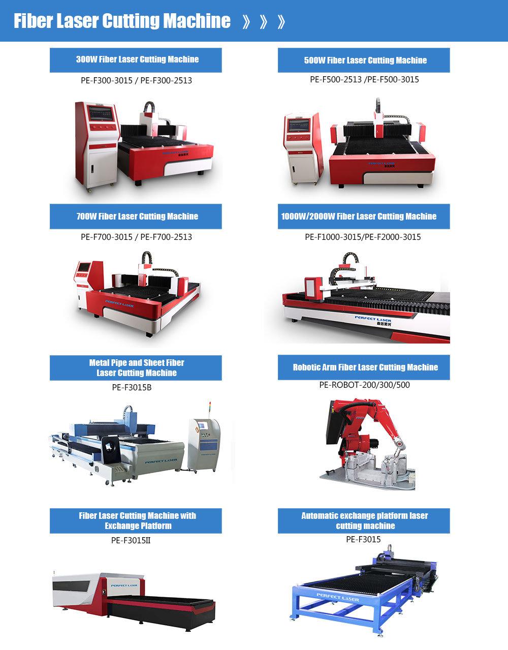 Perfect Laser - Stainless Steel Carbon Steel Mild Steel 300W 500W 1000W Fiber Laser Cutting Machine