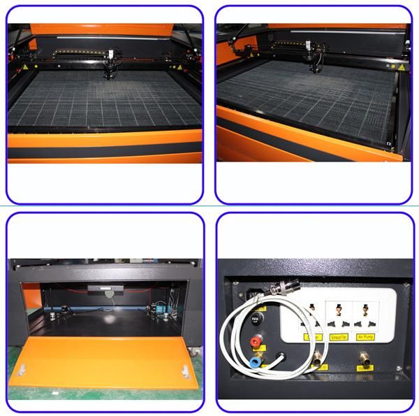 Batch Precision Fabric Embroidery Logo CO2 Laser Cutting Machine with CCD Camera